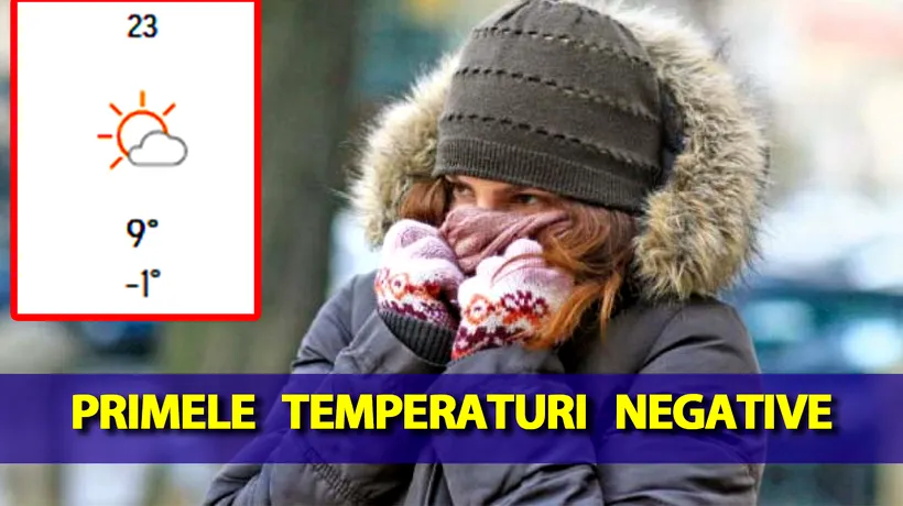 Meteorologii Accuweather anunță primele temperaturi negative în România. Pe ce dată vor fi sub 0 grade Celsius
