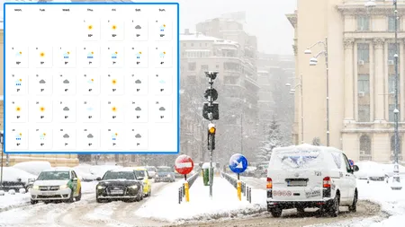 Ninge sau nu iarna asta în România? Prognoza meteorologilor EaseWeather pentru decembrie, ianuarie și februarie, în București