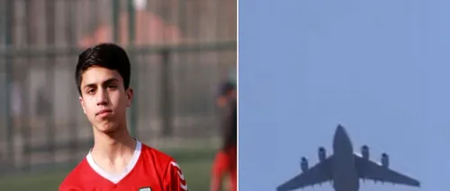 Un junior al echipei naționale de fotbal din Afganistan a murit zdrobindu-se de pista aeroportului din Kabul, după ce a căzut de pe un avion al SUA