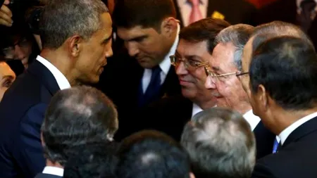 Întâlnire istorică. Barack Obama și Raul Castro și-au dat mâna, la un summit regional