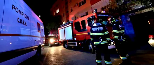 Clădirea Prefecturii din Bistrița-Năsăud a luat foc și au ars dezinfectanții pentru 10 primării din județ