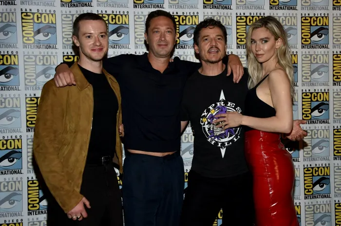 Actrița britanică Vaness Kirby, actorul chilean-american Pedro Pascal, actorul american Ebon Moss-Bachrach și actorul britanic Joseph Quinn vor intra în rolule celor Patru Fantastici. Anunțul oficial a fost făcut la San Diego Comic-Con International, pe 27 iulie 2024. Sursa Foto: Profimedia 