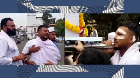 Unicul supraviețuitor al zborului Air India, surprins în timp ce cară sicriul fratelui său, mort în același avion