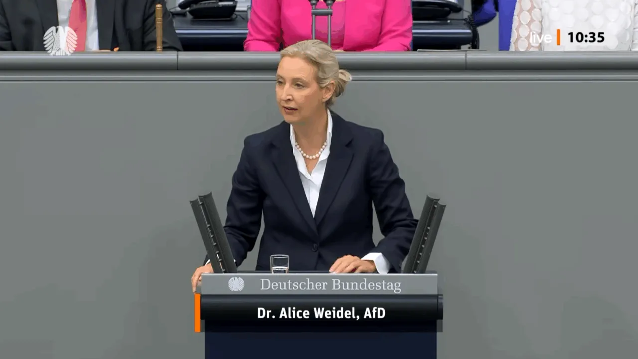 Politico: Șefa AfD cere reluarea negocierilor cu Rusia și revenirea la gazul ieftin. Alice Weidel: „Industria Germaniei este pe moarte”