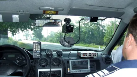 Un șofer a fost prins în timp ce 