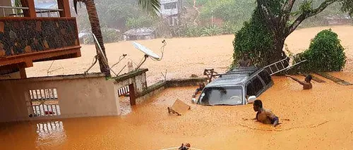 Imagini terifiante în Sierra Leone: cel puțin 312 oameni au murit în urma alunecărilor de teren. Alte câteva sute sunt date dispărute. VIDEO