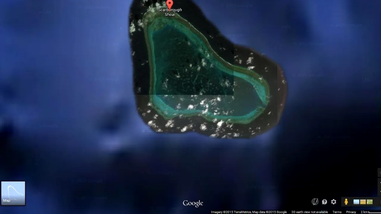 Google Maps a făcut o modificare pe hărțile sale, din cauza unei dispute între China și Filipine