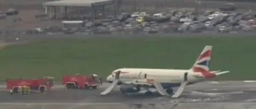 Cele două piste ale Aeroportului Heathrow, închise temporar după un incident 