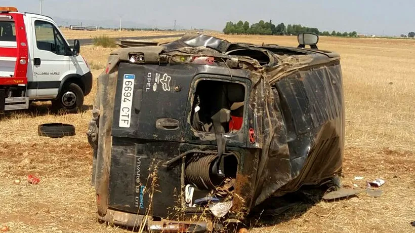 Grav accident de circulație în Spania: O româncă a murit și alți șapte au fost răniți