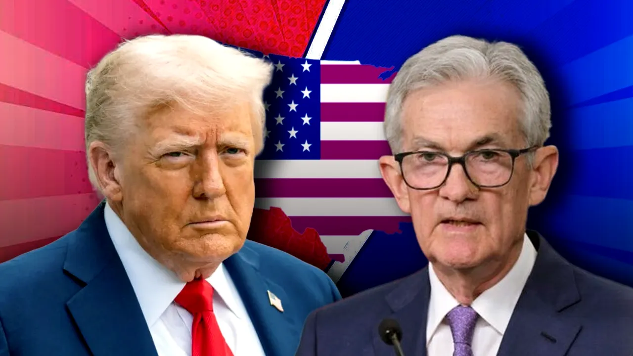Scandal uriaș între cei mai puternici oameni ai planetei. Trump amenință că îl dă în judecată pe șeful băncii centrale americane. Președintele american vrea să-l demită pe președintele Fed, din cauza dobânzilor prea mari. De ce contează pentru România