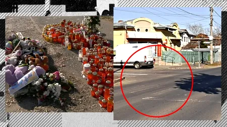 VIDEO| Trecerea de pietoni pe care a fost spulberată Raisa are în continuare „zebra” ștearsă. Zeci de oameni vin să plângă și să se roage la locul tragediei