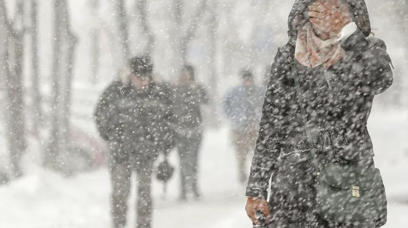 ANM a anunțat prognoza meteo pentru prima jumătate a lunii februarie. Zonele unde va ninge puternic