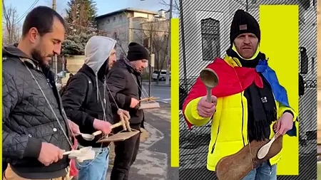 1 DECEMBRIE. Mai mulți protestatari i-au bătut toaca lui Klaus Iohannis, în Cotroceni: „Se consideră vinovat de genocid şi de înaltă trădare?” - VIDEO