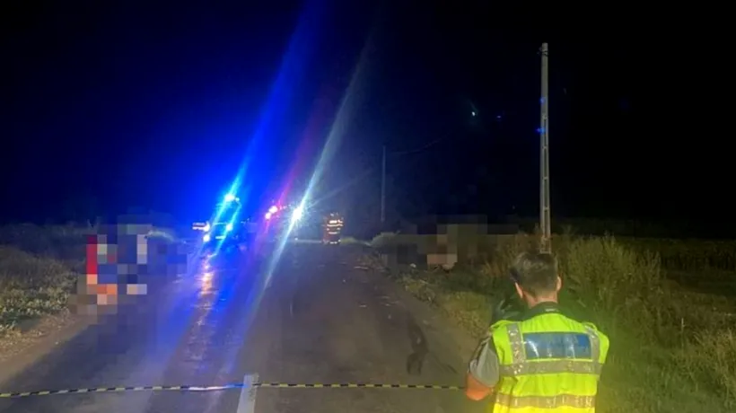 Accident cumplit! O căruță a fost spulberată de o mașină pe drumurile din județul Vrancea