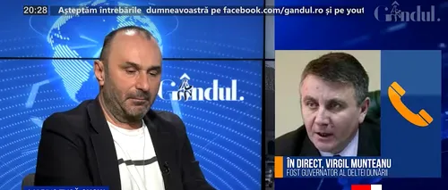 VIDEO | Virgil Munteanu, fost guvernator al Deltei Dunării: „În studiul impactului, Canalul este o cale navigabilă a Ucrainei”