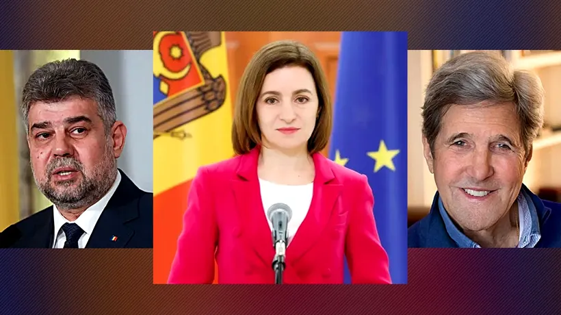 Premierul Marcel Ciolacu se va întâlni miercuri cu președinta Republicii Moldova, Maia Sandu și cu John Kerry, emisar special al președintelui SUA