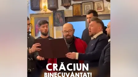 Cristian Popescu PIEDONE, colindător de Crăciun. Cum a fost surprins fostul primar al Sectorului 5