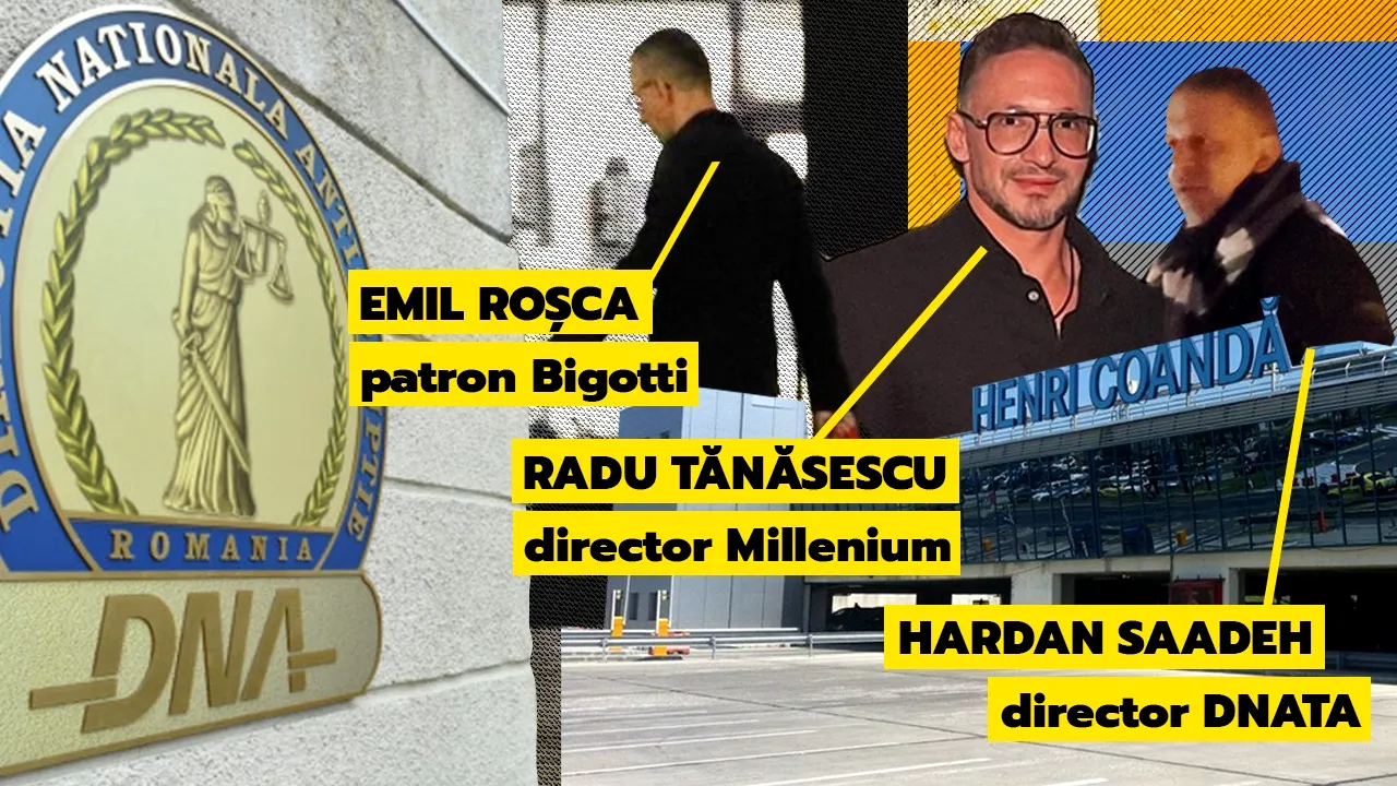 EXCLUSIV | ”Mită la Aeroport”. Patronul Bigotti, ”joc dublu” la DNA? ”Ți-am zis să te ferești de EMIL... A declarat că el nu știe, că TĂNĂSESCU știe!”