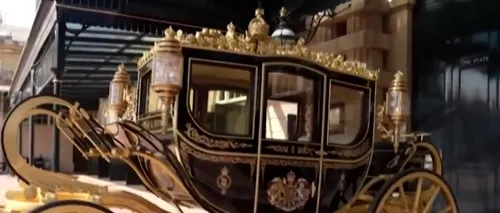 Regele Charles și Camilla vor folosi un mijloc de transport inedit! O trăsură aurie de patru tone, veche de aproape trei secole