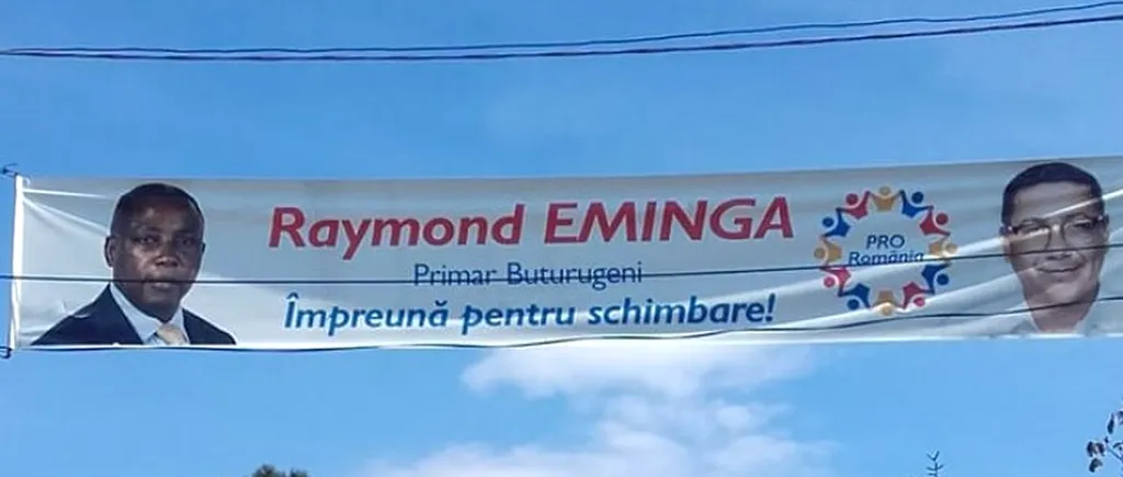 Raymond Eminga, primul african care candidează la o primărie în România: „Chiar dacă sunt negru cum sunt, sunt de-al vostru”