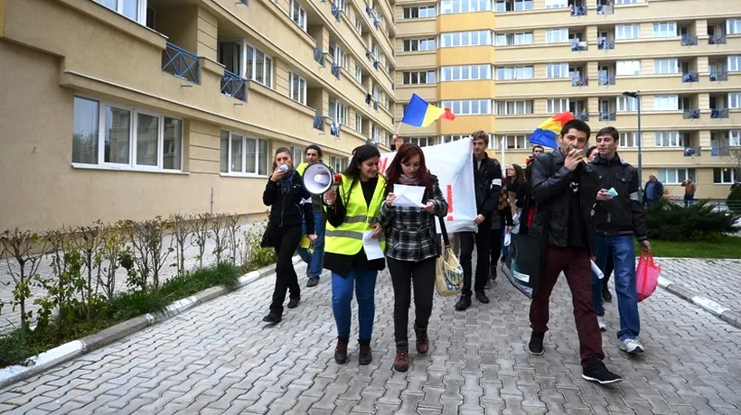 Studenții protestează la București. Mihnea Costoiu îi primește la negocieri 