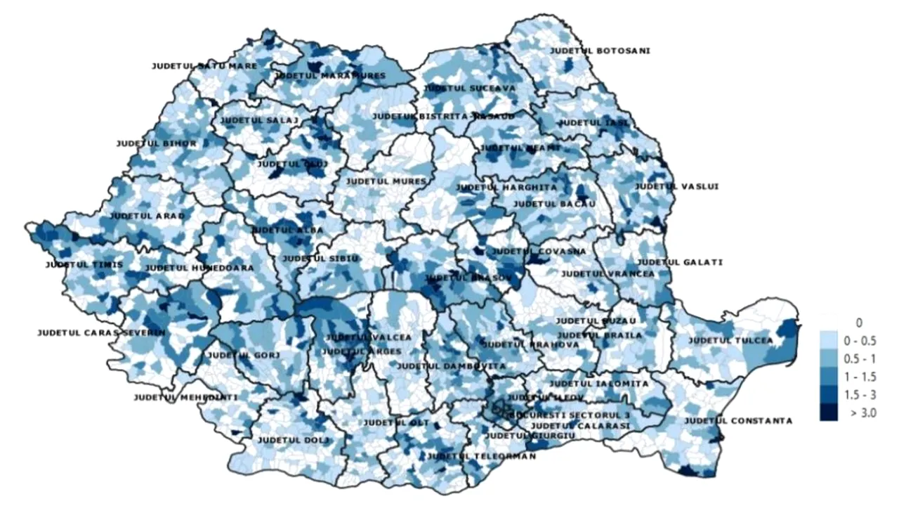 Mai multe județe cu o incidență cumulată ridicată, Capitala iese din categoria zonelor cu grad ridicat de vulnerabilitate în fața COVID-19. Raportul INSP