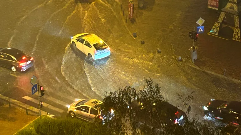 Dezastrul lăsat de furtună în București! CODUL ROȘU a făcut prăpăd în Capitală