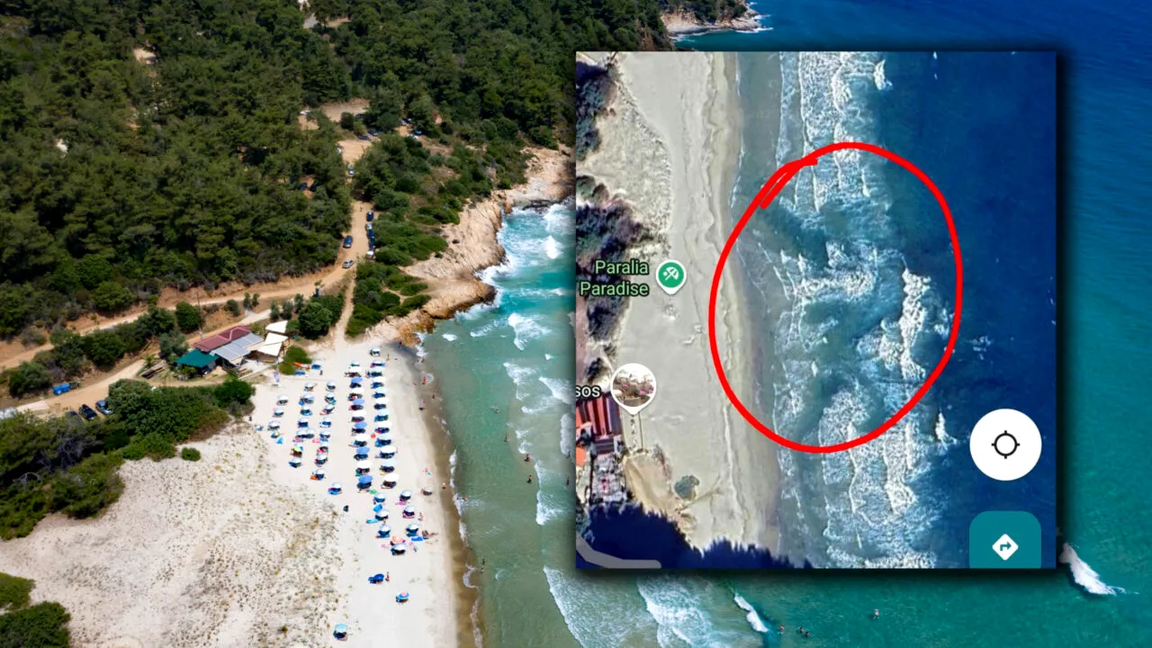 Una dintre cele mai populare plaje din Thassos ascunde un pericol mortal. Un turist român a avertizat: „Ucigași tăcuți”