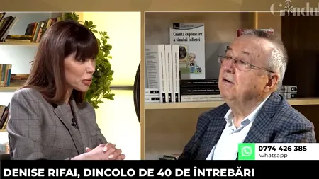 VIDEO | Denise Rifai: „Cine ar fi un președinte bun pentru România?”