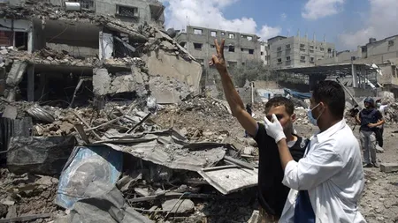 Copil palestinian ucis de o rachetă, după intrarea în vigoare a armistițiului anunțat de Israel
