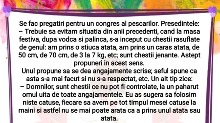 Bancul de sâmbătă | Congresul pescarilor din România