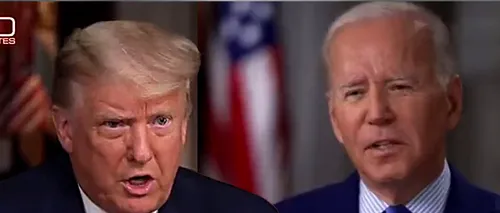 VIDEO | Donald Trump și Joe Biden au stat față în față, la 60 Minutes. Ce și-au spus cei doi președinți?
