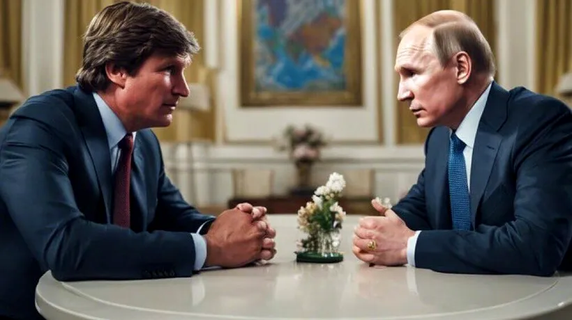Tucker Carlson l-a intervievat pe VLADIMIR PUTIN / Presa rusă: Interviul este foarte probabil să aibă loc / Carlson: Rusia se descurcă foarte bine