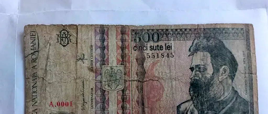 Caută pe acasă sau pe la părinți ori bunici! Colecționarii oferă 5.000 de euro pe această bancnotă românească din 1991