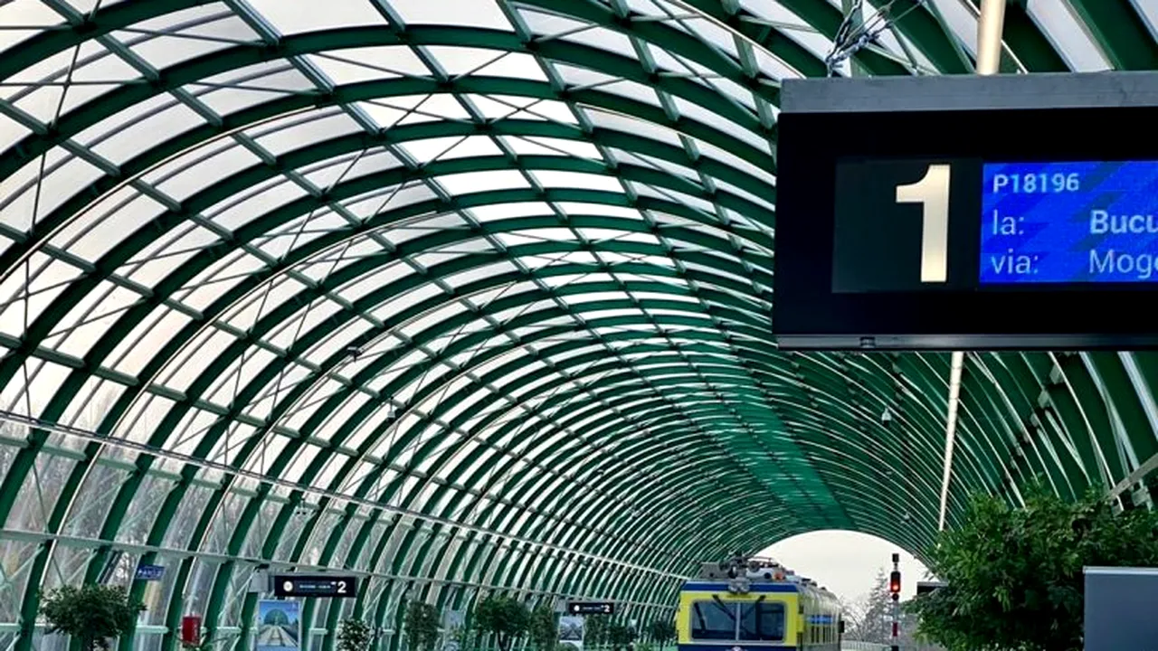 Circulația trenurilor de la Gara de Nord spre Otopeni, reluată după accidentul pe de șine. Cel mai probabil este vorba de o sinucidere