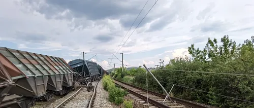 Un tren de marfă a deraiat în județul Iași. Circulația feroviară pe ruta Iași-Pașcani, blocată