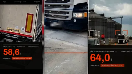 Cântare inteligente pentru camioane, instalate în Portul Constanța. Sistemul poate cântări vehicule de până la 200 de tone