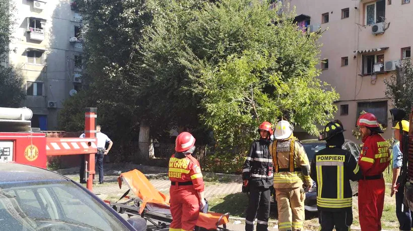 Incendiu în Capitală: Șase persoane au fost evacuate - FOTO / VIDEO 