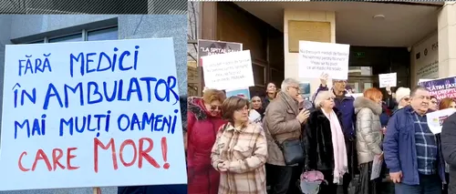 VIDEO | Protestul medicilor la CNAS /  „Dacă nu cresc tarifele, închidem contractul cu Casa de Asigurări”