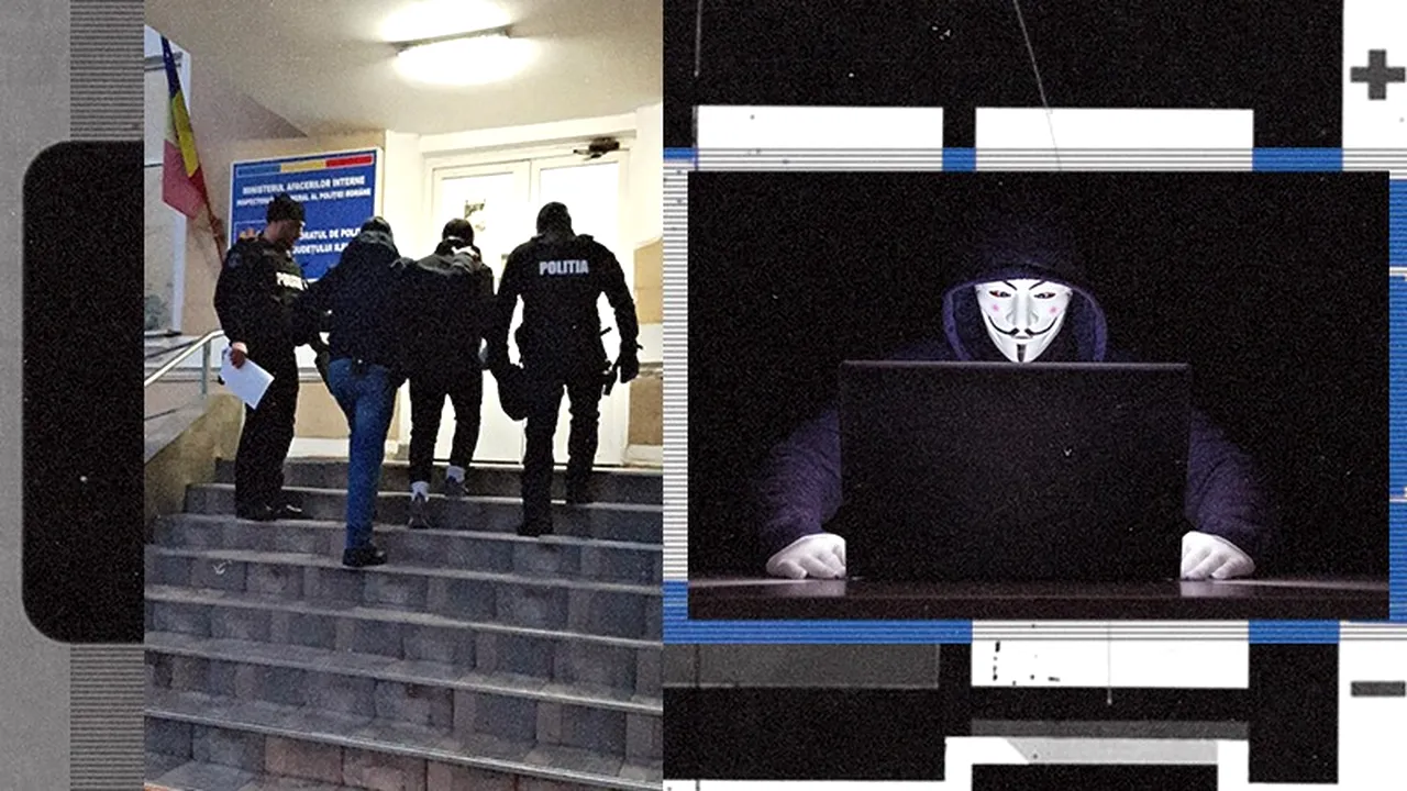 EXCLUSIV| Povestea incredibilă a „Omului fără chip”, bărbatul care a falsificat sute de documente. Tânărul se deplasa doar cu taxiul și folosea simbolul Anonymous