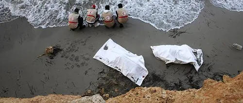 Corpurile a 40 de migranți, aduse de valuri pe țărmul Libiei