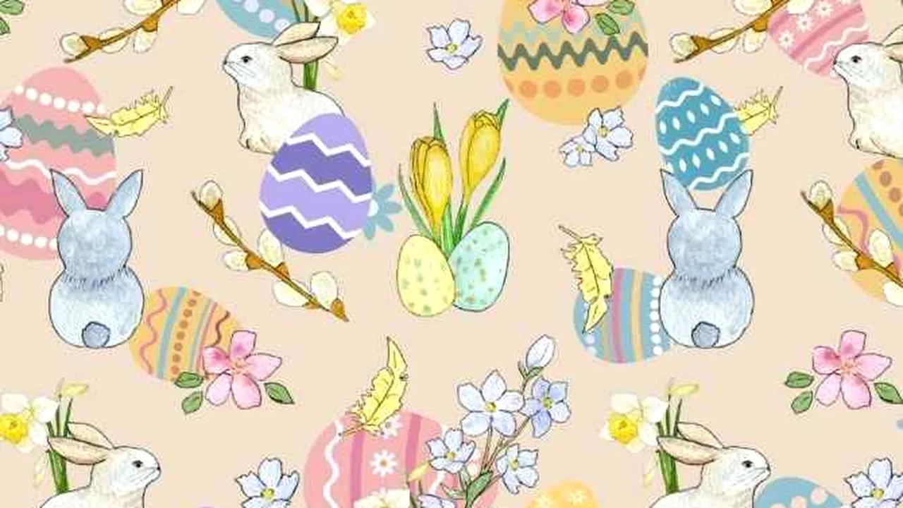 Iluzie optică virală | Unde se află INELUL în această imagine cu iepurași și ouă de Paște?