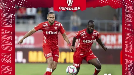 UTA Arad, ploaie de GOLURI în poarta Buzăului la barajul pentru Superliga! Mircea Rednic: 