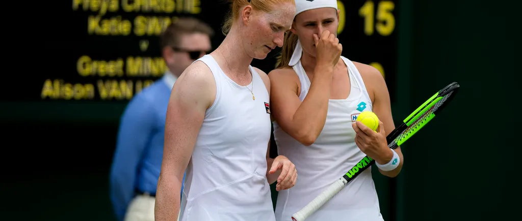 Premieră la Wimbledon: Cuplul de lesbiene format din Alison Van Uytvanck și Greet Minnen a evoluat în primul tur