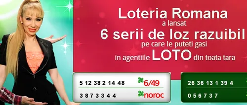Loto, Loto 6/49. Numerele extrase pe 7 august. Report de 4,4 milioane de euro la Loto 6 din 49