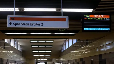 Ministrul Transporturilor anunță cât timp vor aștepta călătorii în stațiile de pe M5: Am alocat 10 trenuri din cele 82 de trenuri câte avem noi în cadrul Metrorex