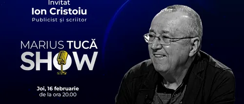 Marius Tucă Show începe joi, 16 februarie, de la ora 20.00, LIVE pe gândul.ro