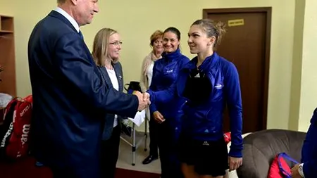 Simona Halep, pe Facebook: Mult respect pentru gestul domnului președinte de a fi prezent la Galați