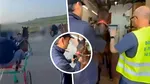 Cursă ilegală cu trăsuri trase de cai și arme de tip Kalashnikov în Sicilia. Poliția a intervenit după ce un videoclip a ajuns viral