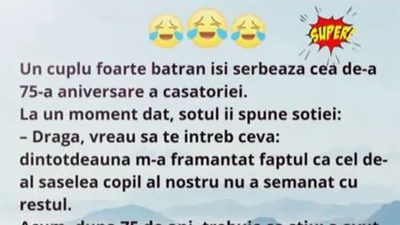 BANCUL ZILEI | Cea de-a 75-a aniversare a căsătoriei